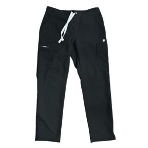 Figs Black Yola Skinny Scrub Pants Size Small Petite Style TW2000P